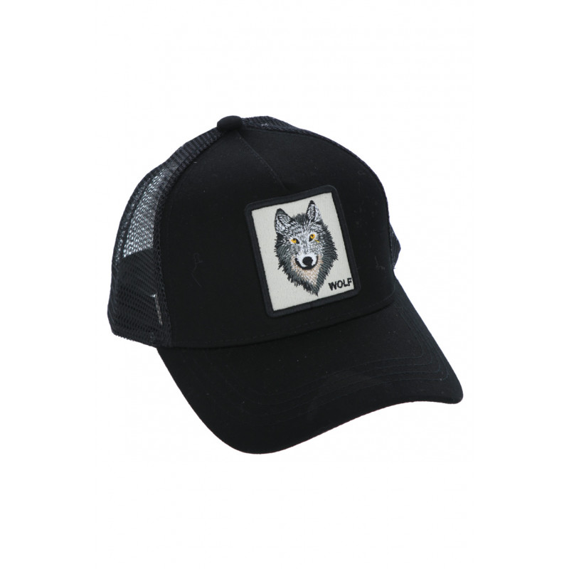 CASQUETTE AVEC UN ÉCUSSON DE LOUP