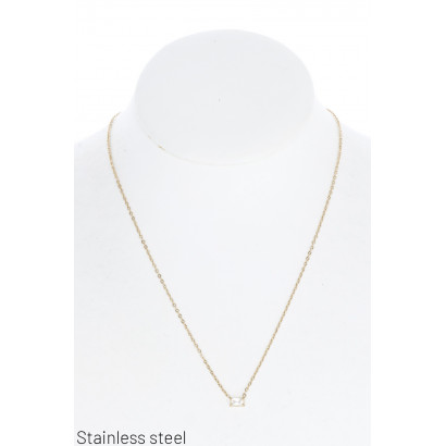 ST.STEEL NECKLACE WITH...