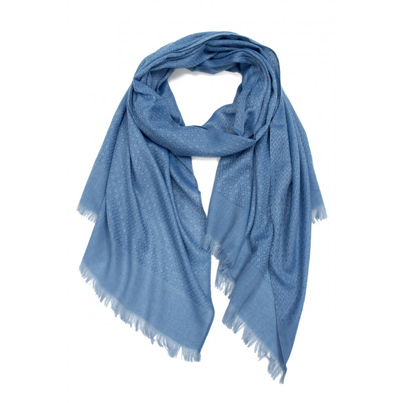WOVEN SCARF WITH  PRINT