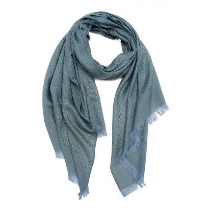 WOVEN SCARF WITH  PRINT
