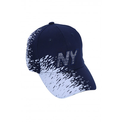 CASQUETTE COULEUR UNIE: NEW YORK N.Y & RAYURES