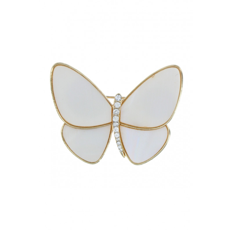 BROOCH WITH BUTTERFLY
