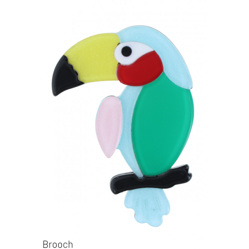 BROCHE CON PÁJARO