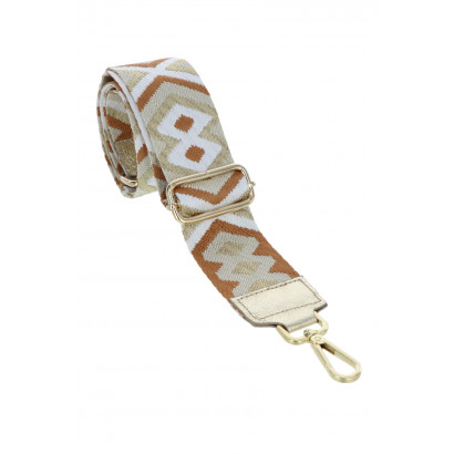 REMOVABLE SHOULDER STRAP FOR BAG WITH GEOMETRIC