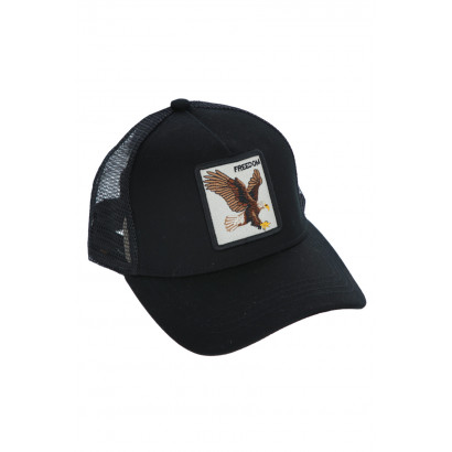 POLYESTER CAP WITH EAGLE PATCH