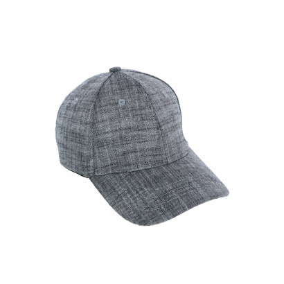 CAP SOLID COLOR WITH LINEN EFFECT