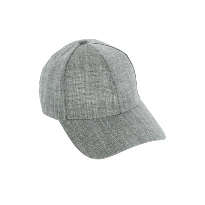 CAP SOLID COLOR WITH LINEN EFFECT