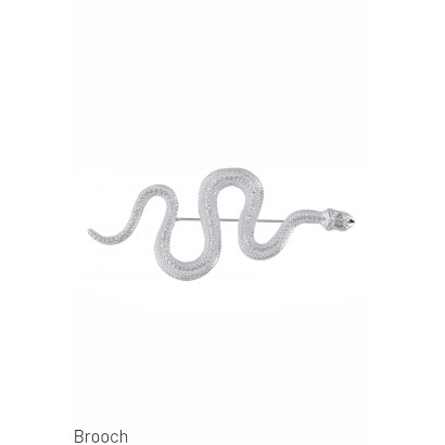 BROOCH WITH SNAKE SHAPE