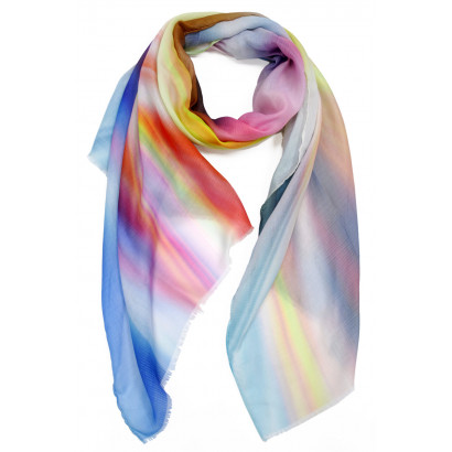WOVEN SCARF GRADIENT COLORS