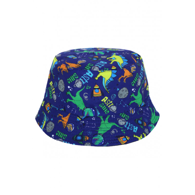 BUCKET HAT FOR KIDS, DINOSAURES, PLANETS PATTERN