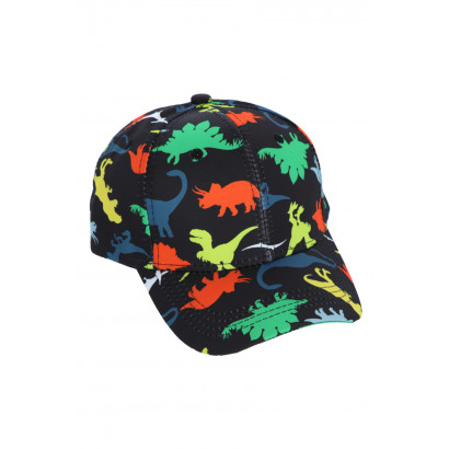 CAP FOR KIDS WITH DINOSAURES PATTERN