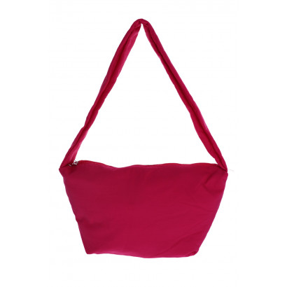 SAC BANDOULIÈRE DE COULEUR UNIE ET MATELASSE