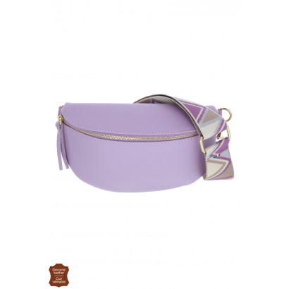 CÉLINA, WAIST LEATHER BAG, SOLID COLOR, WEBBING