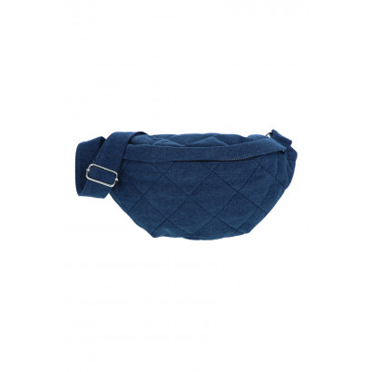 PADDED WAIST BAG IN DENIM