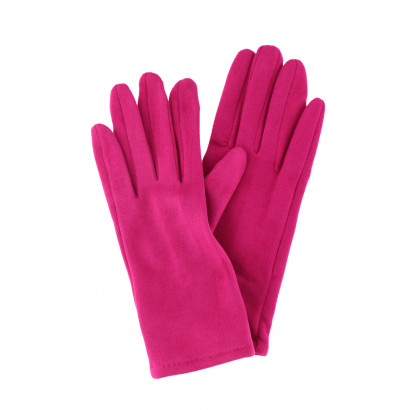 SUEDE GLOVES SOLID COLOR