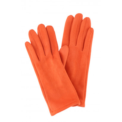 SUEDE GLOVES SOLID COLOR