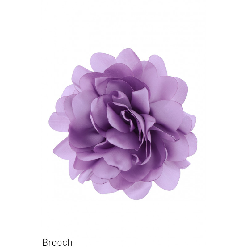 BROCHE MET STOFFEN BLOEM VORM