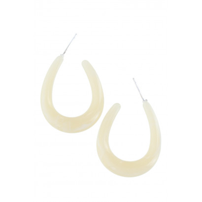 EARRINGS DROP SHAPE RESIN