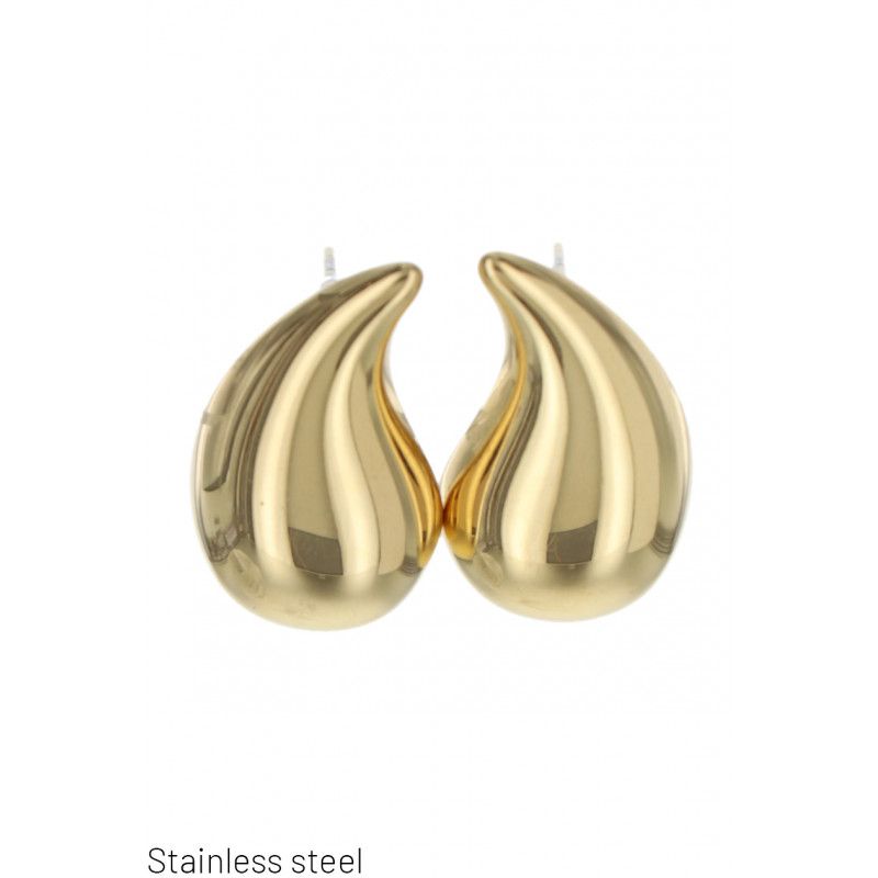 STEEL EARRING DROP SHAPE