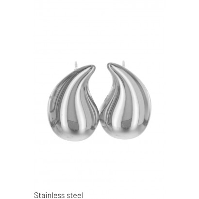 STEEL EARRING DROP SHAPE