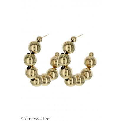 STEEL EARRING ROUND SHAPE...