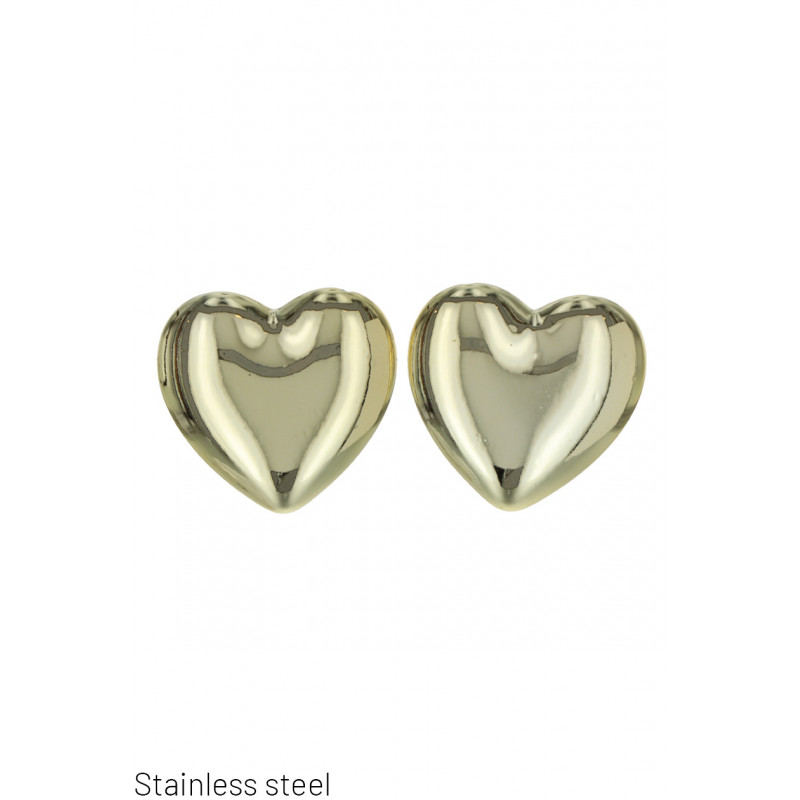 BOUCLES D'OREILLES EN FORME DE COEUR