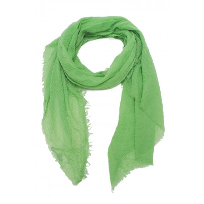 SCARF SOLID COLOR WITH FRINGES