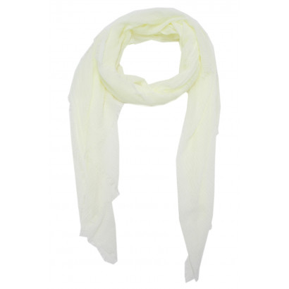 SCARF SOLID COLOR WITH FRINGES