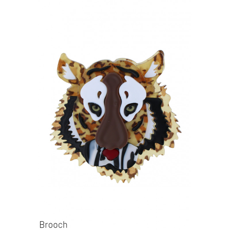 BROCHE MET TIJGER