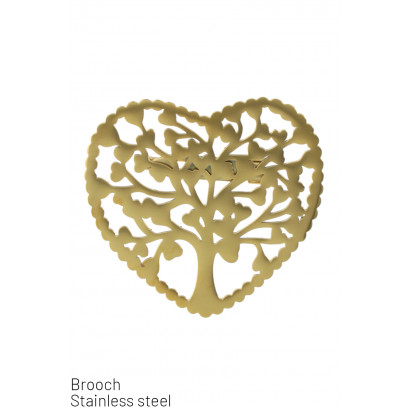 BROCHE AVEC COEUR