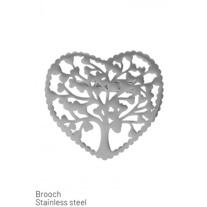 BROCHE AVEC COEUR