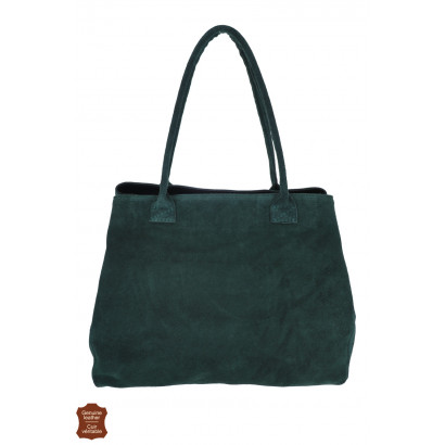 LISE, SUEDE SHOPPING BAG, SOLID COLORS