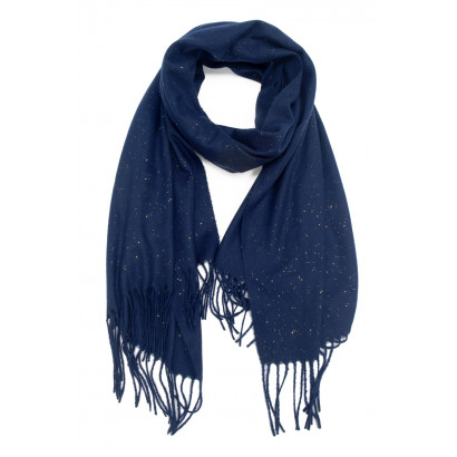 FOULARD AVEC GOUTTES IMPRIMES OR