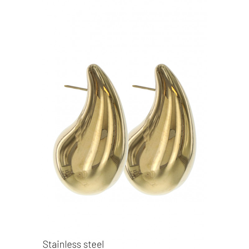 STEEL EARRING DROP SHAPE