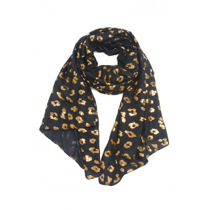 SCARF WITH ANIMAL PRINTED...