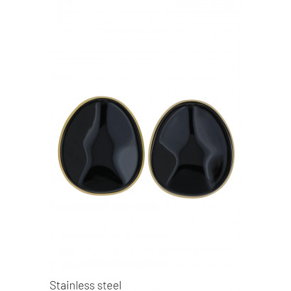 CIRCULAR STEEL EARRING