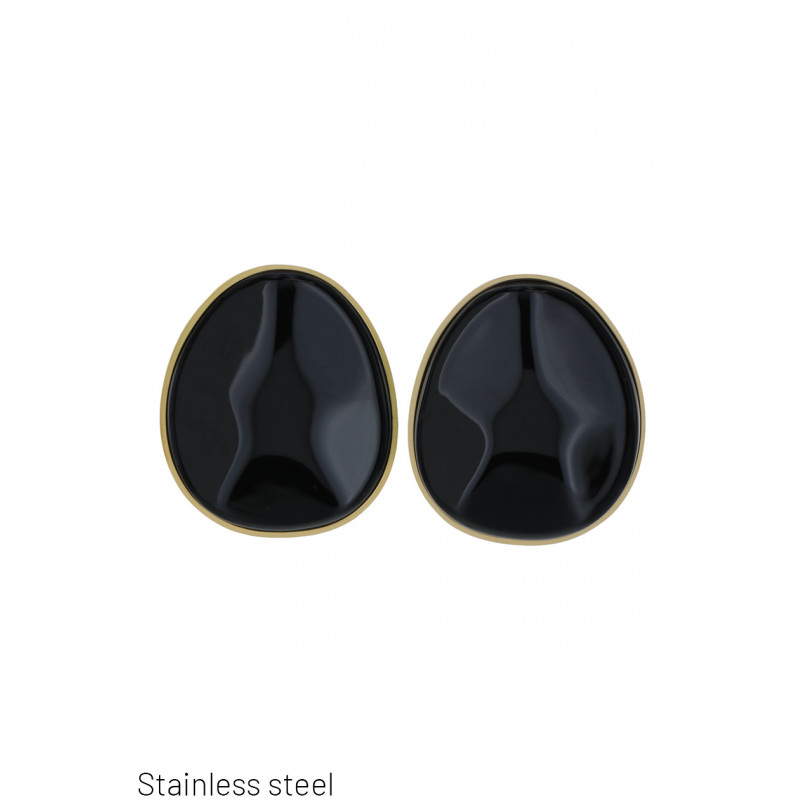 CIRCULAR STEEL EARRING