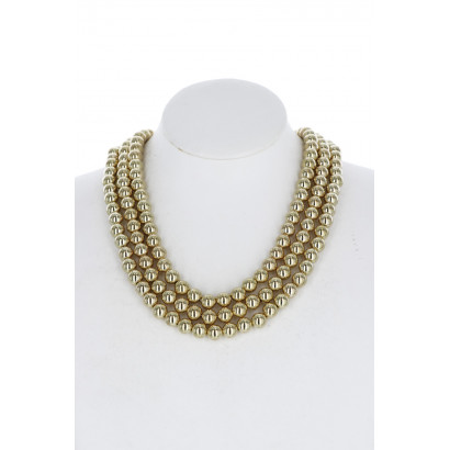 COLLIER COURT AVEC PERLES