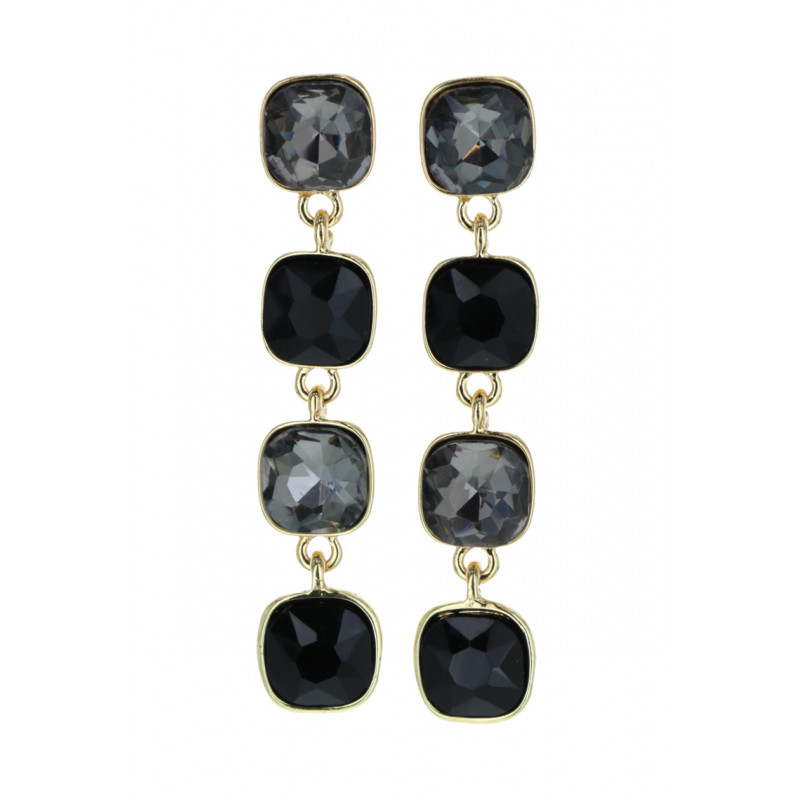 PENDANT EARRING WITH CRYSTAL STONE