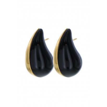 POST EARRING BOLD COLORED DROP SHAPED