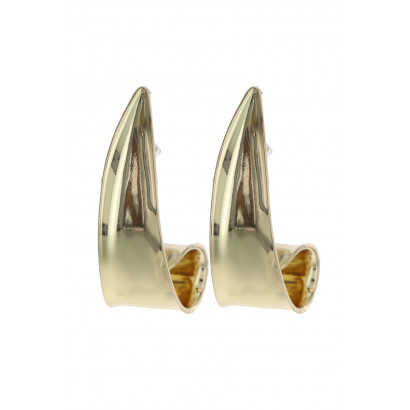 POST BOLD EARRING GEOMETRIC SHAPE