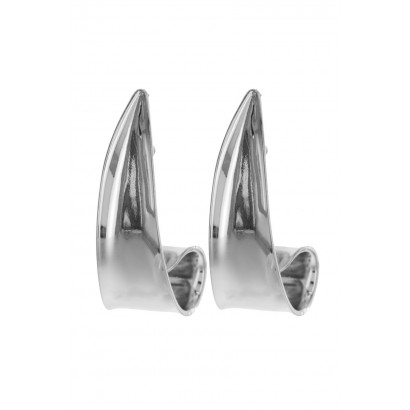 POST BOLD EARRING GEOMETRIC SHAPE