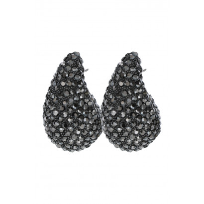 POST EARRING BOLD DROP SHAPED