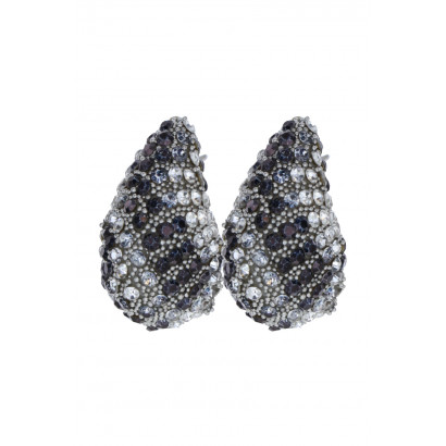 POST EARRING BOLD DROP SHAPED MET LEEUWARDENSTRASS