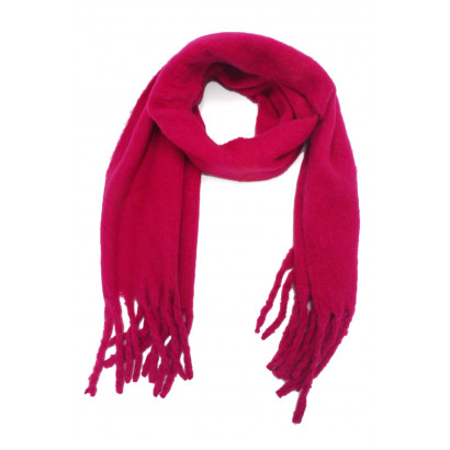 WINTER SCARF WITH FRINGES