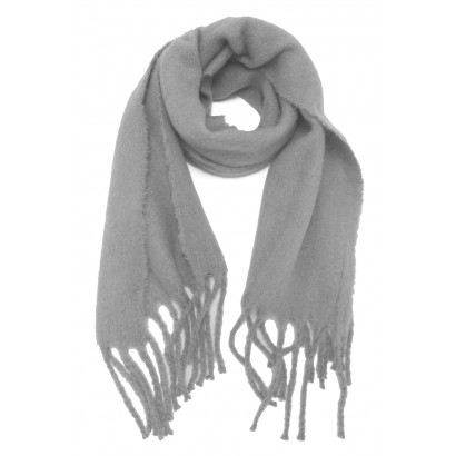 WINTER SCARF WITH FRINGES