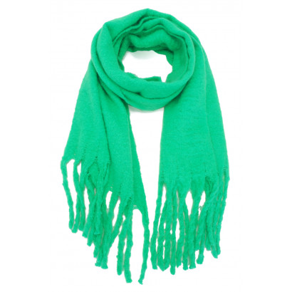 WINTER SCARF WITH FRINGES