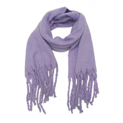 WINTER SCARF WITH FRINGES