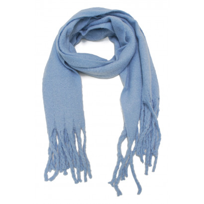 WINTER SCARF WITH FRINGES