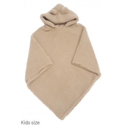 PONCHO ENFANT EN IMITATION FOURRURE